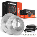 Rear Drilled Brake Rotors & Ceramic Pads for Nissan Altima (2002–2020)