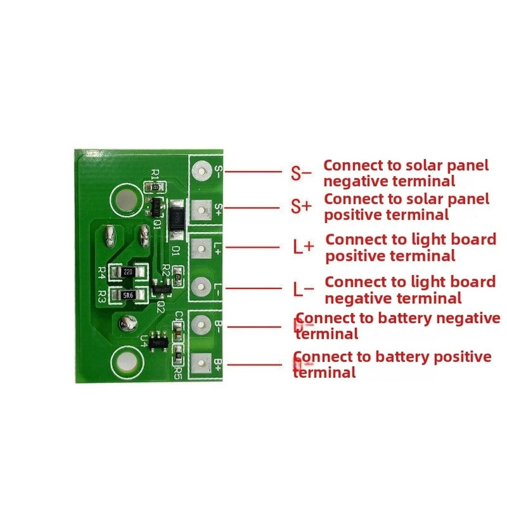 3.7V Solar Powered Flame Light Board with Flicker & Light Sensing