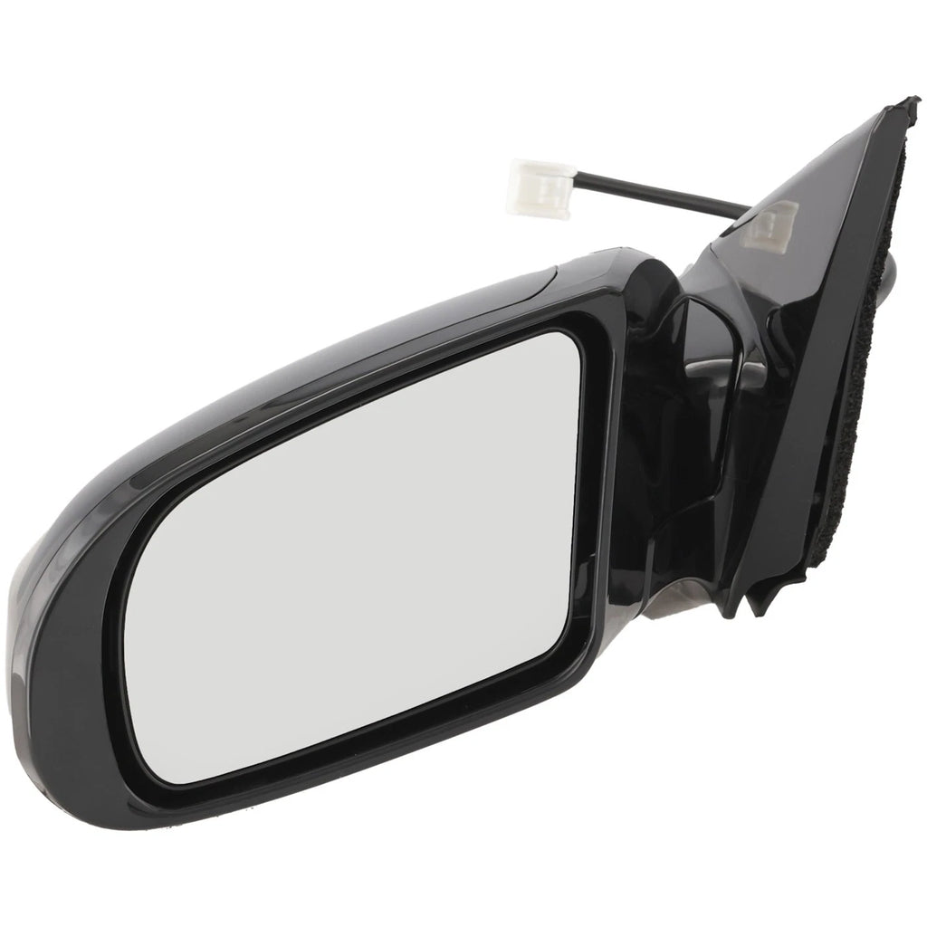 Power Side View Mirror Gloss Black Driver Left for Nissan Maxima (2009–2014)