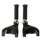 Black Rear Passenger Footpeg Mount Clamp for Harley Sportster 883 1200 (04-13)