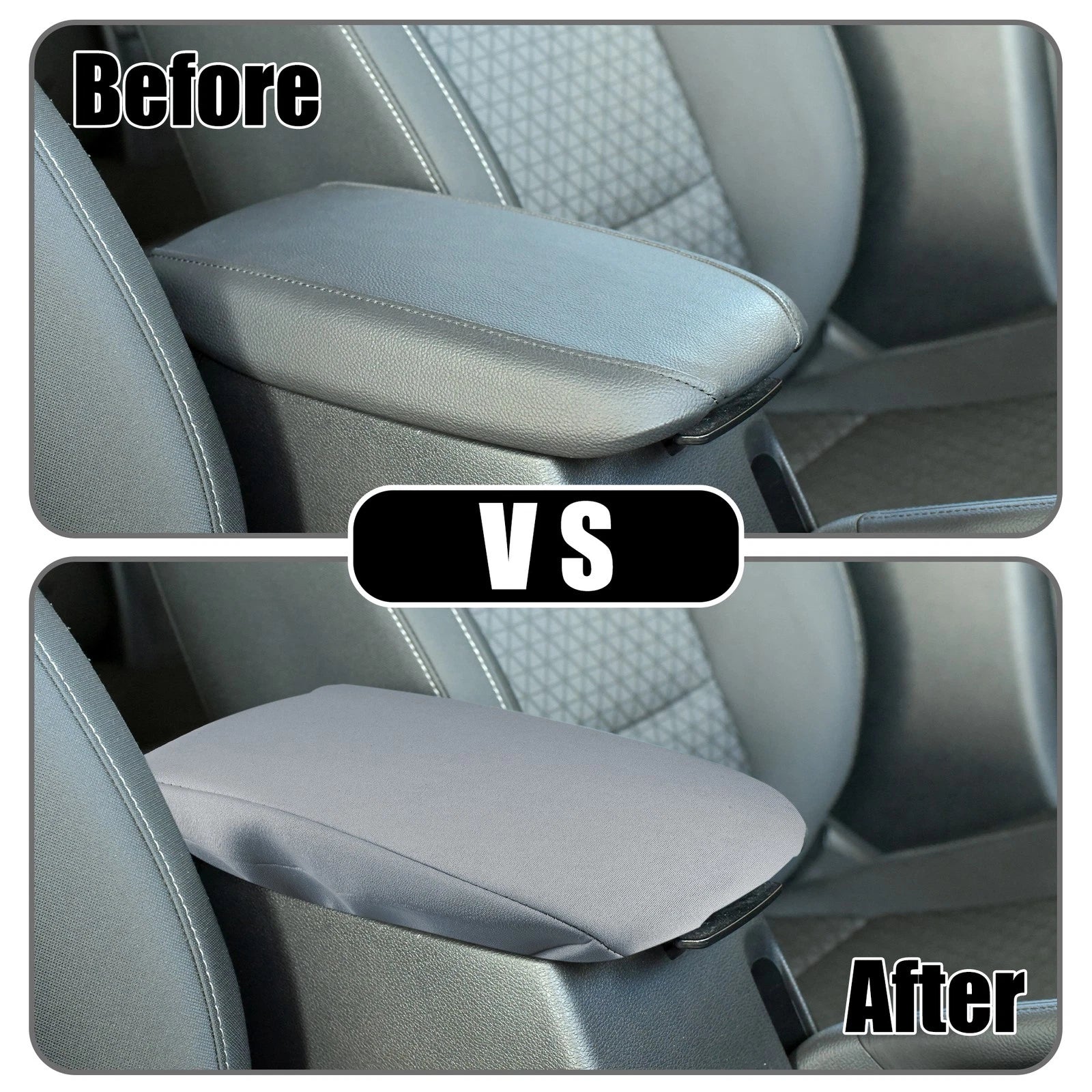 Center Console Seat Armrest Cover for Ford Explorer (2020–2022) Gray
