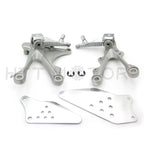 Footrest Assembly w/ Pegs for Kawasaki Ninja ZX6R ZX-6RR (2005–2008)