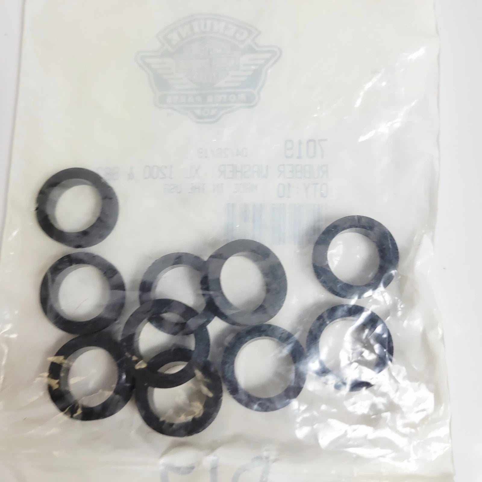 Pack of 10 Rubber Washers for Harley-Davidson XL 1200 & 883 (2001–2023)