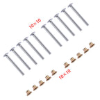 Pack of 100 Medium Flange Collars for Peterbilt 379 (Hucks & Collars)