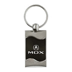Black Rectangular Wave Keychain - Officially Licensed for Acura MDX