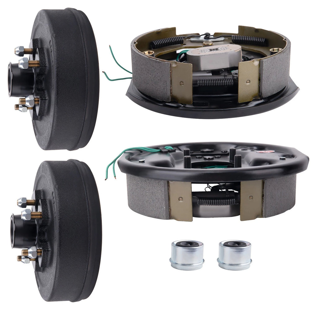 Electric Brake Assembly & Hub Drum Kit for 3500 lb Idler Axle
