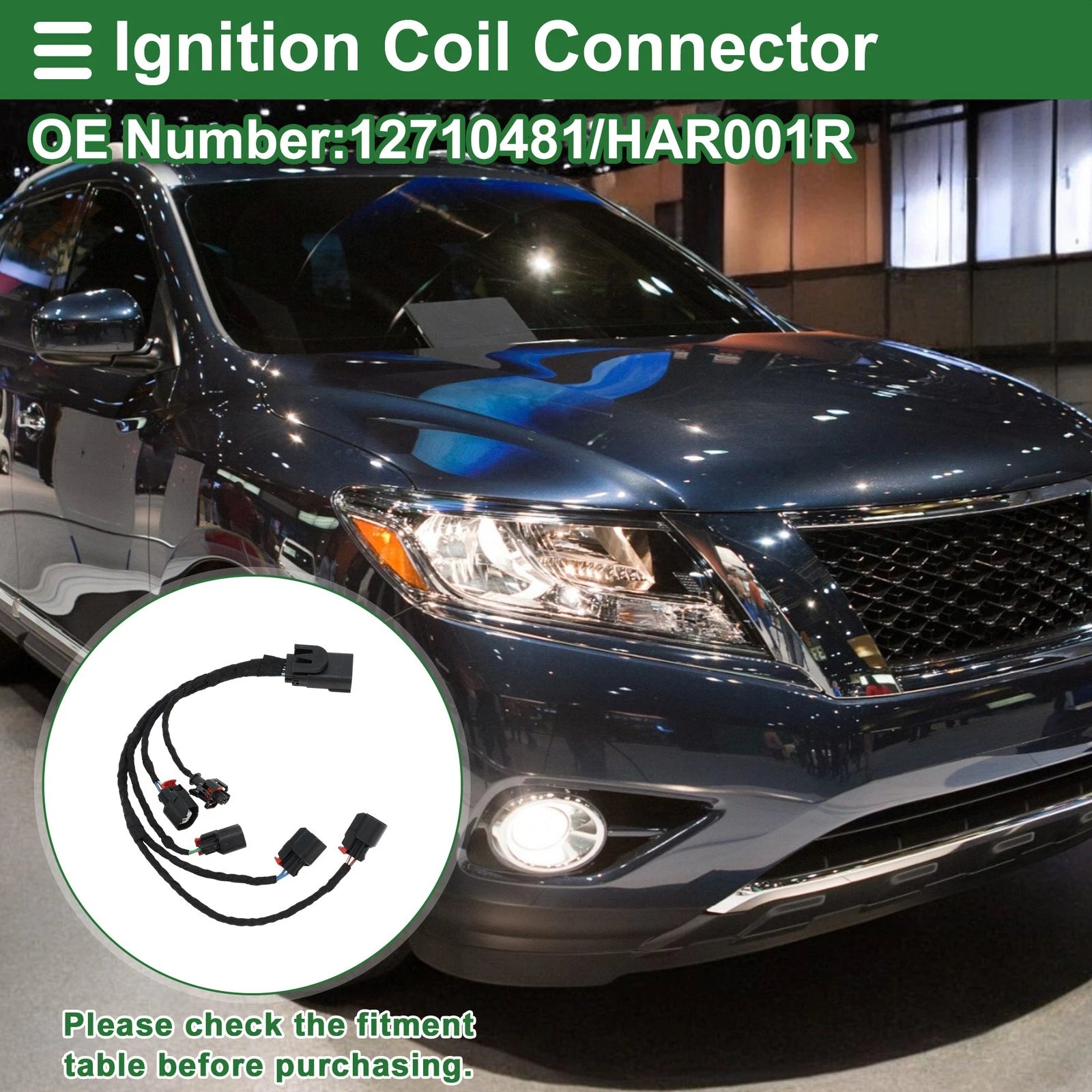 Fuel Injector Connector Wiring Harness for Cadillac Escalade ESV (2002–2006)