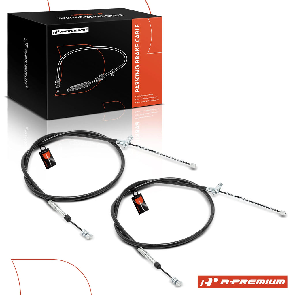 2X Rear Parking Brake Cables for Chevy Prizm (1998–2002)