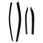Set of 4 Rain Guards Window Shields for Toyota Camry (2012–2017) Black