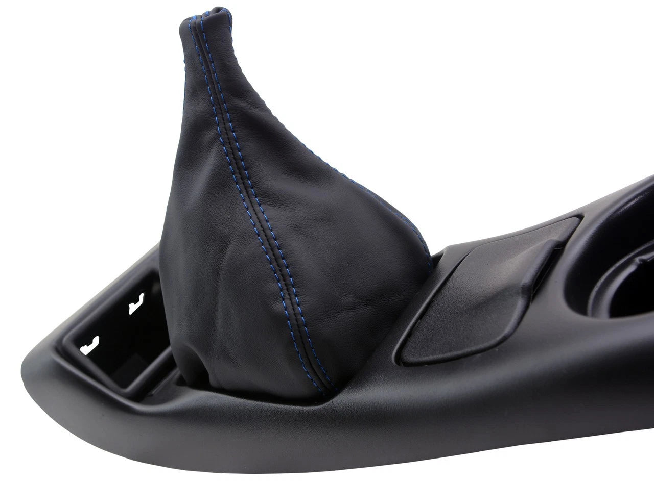 Shift Boot for Chevrolet Camaro (1997–2002) Blue Stitch PVC Leather