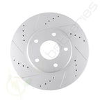 Front Brake Discs Rotors for Nissan Quest (2004–2017) Drilled & Slotted