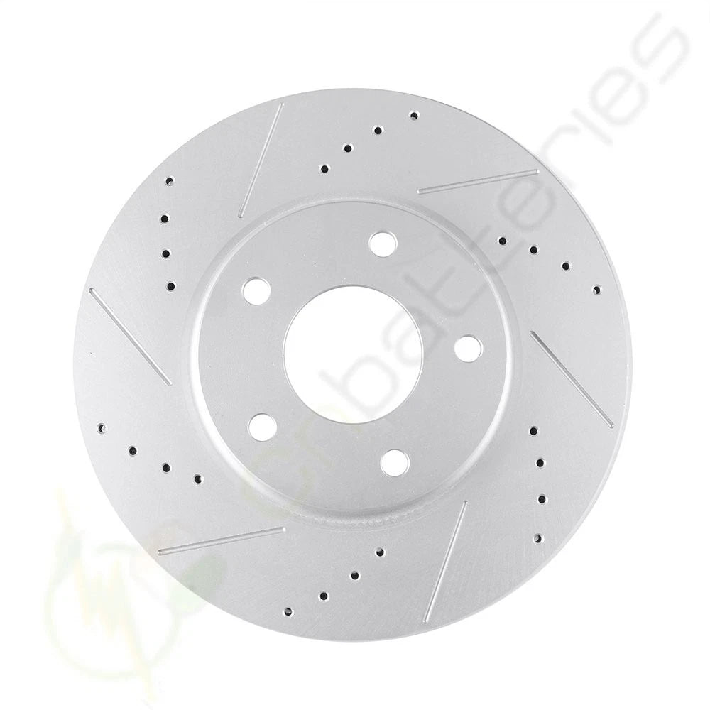 Front Brake Discs Rotors for Nissan Quest (2004–2017) Drilled & Slotted