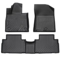 Set of 2 3D Floor Mats for Hyundai Santa Fe (2019–2020) TPE Rubber All Weather