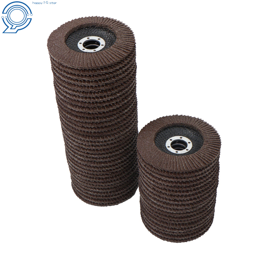 Set of 50 Zirconia Flap Discs 4-1/2" x 7/8" 40 Grit
