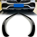 Gloss Black Front Bumper Spoiler Air Vent Outlet Trim for Benz GLC X253 (2021)
