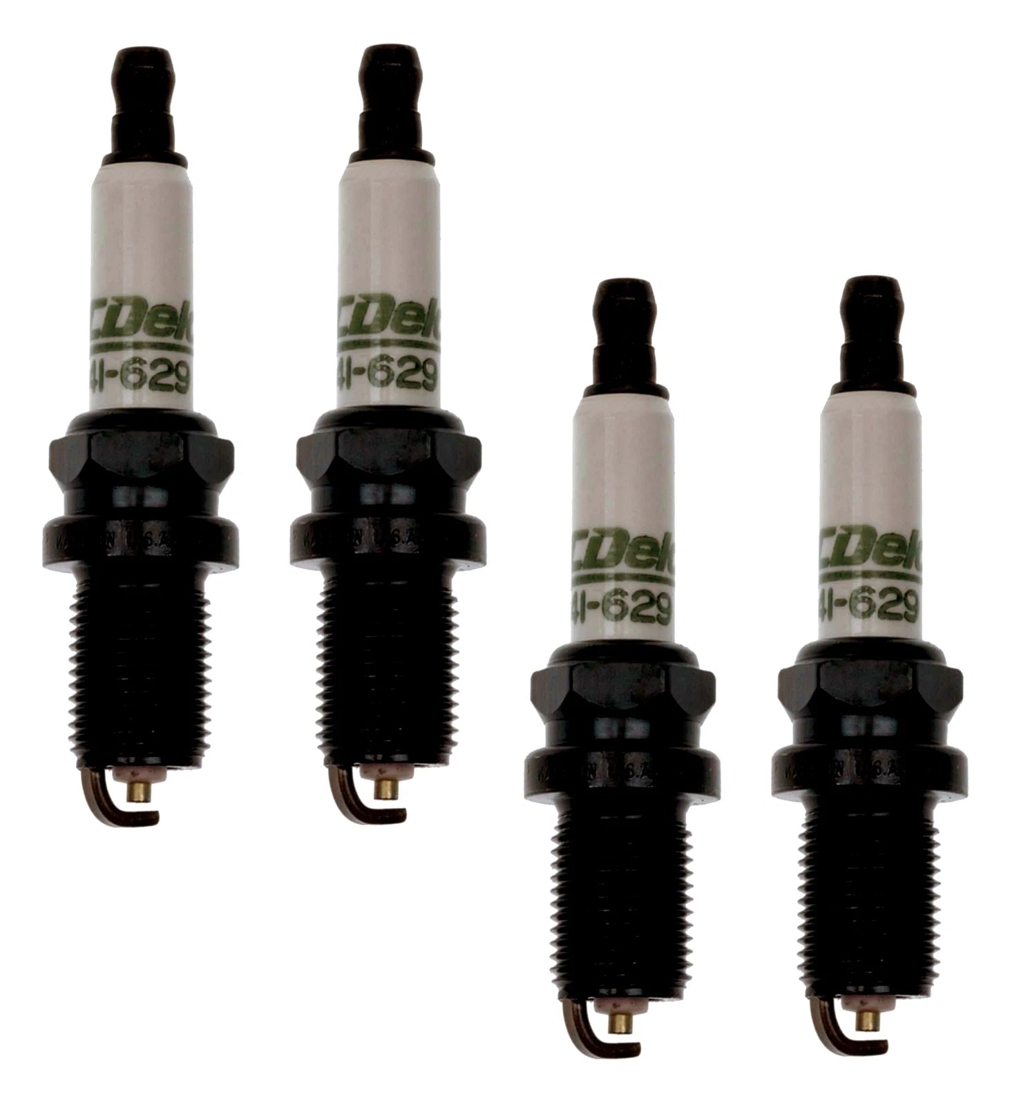 Set of 4 Spark Plugs for Chevy, Daihatsu, Dodge, Eagle, Ford, Hyundai (4 CYL)
