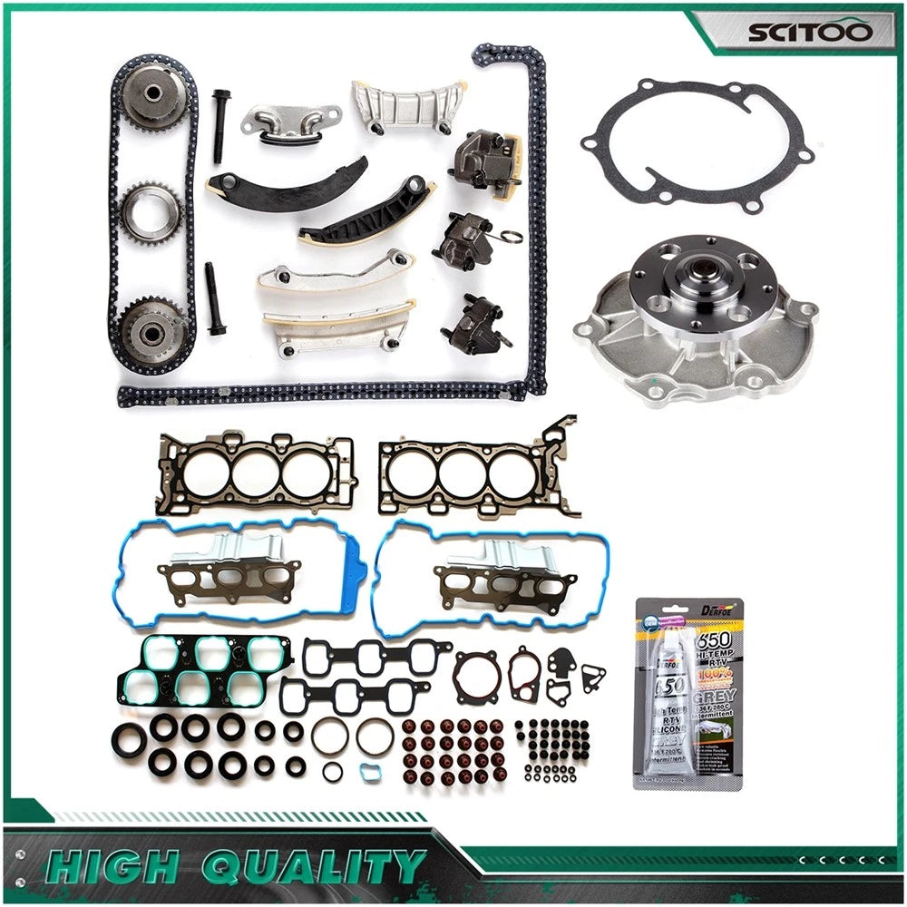 Head Gasket Set, Timing Chain Kit, Water Pump for Chevrolet Camaro (2013–2015)