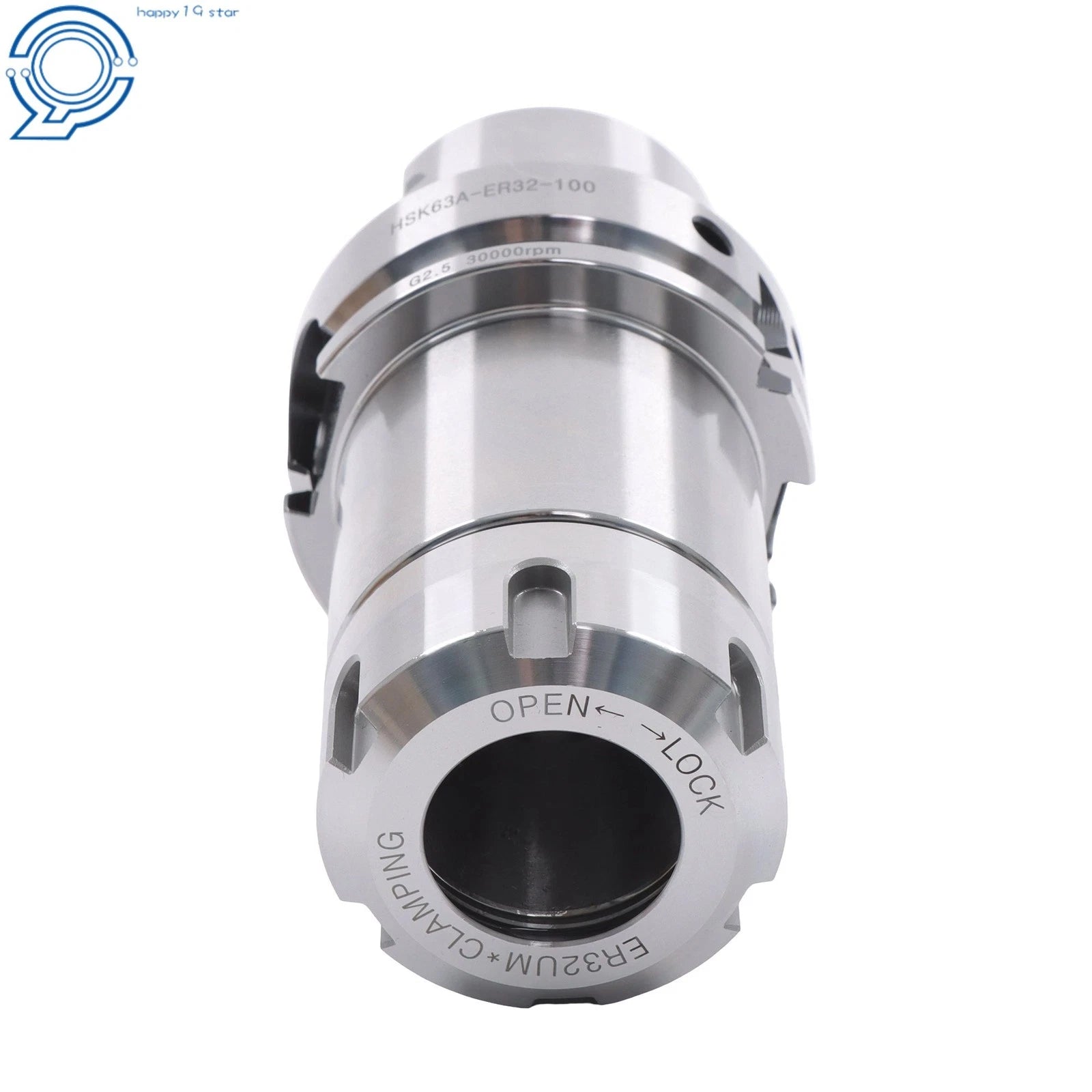 HSK63A ER32 Collet Chuck 100mm G2.5 30000RPM Precision Tool Holder