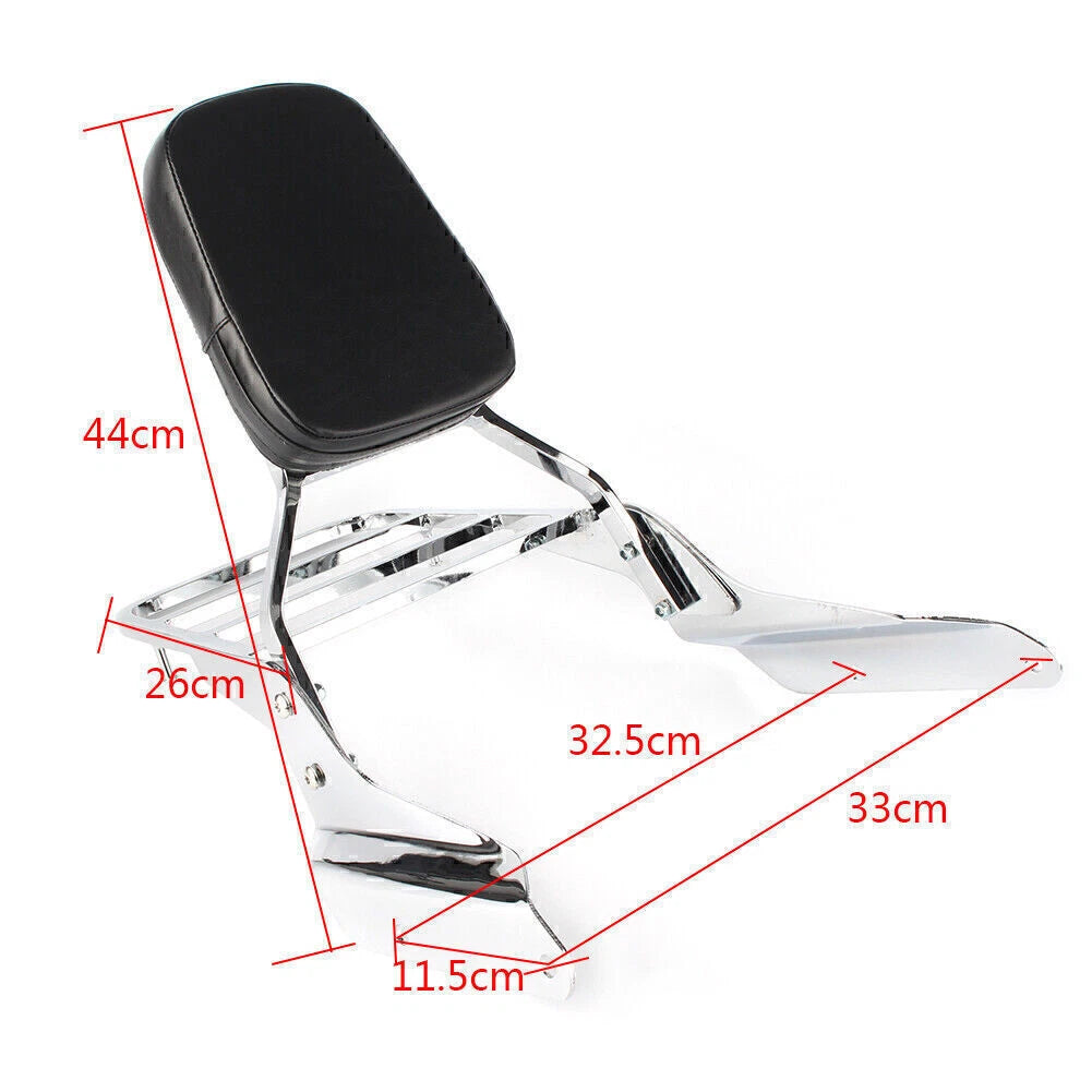Sissy Bar Luggage Rack for Honda Magna VF750 (1994–2003)