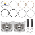 2X Crankshaft Engine Piston for Yamaha XV750 (1981–1983, 1988–1997)