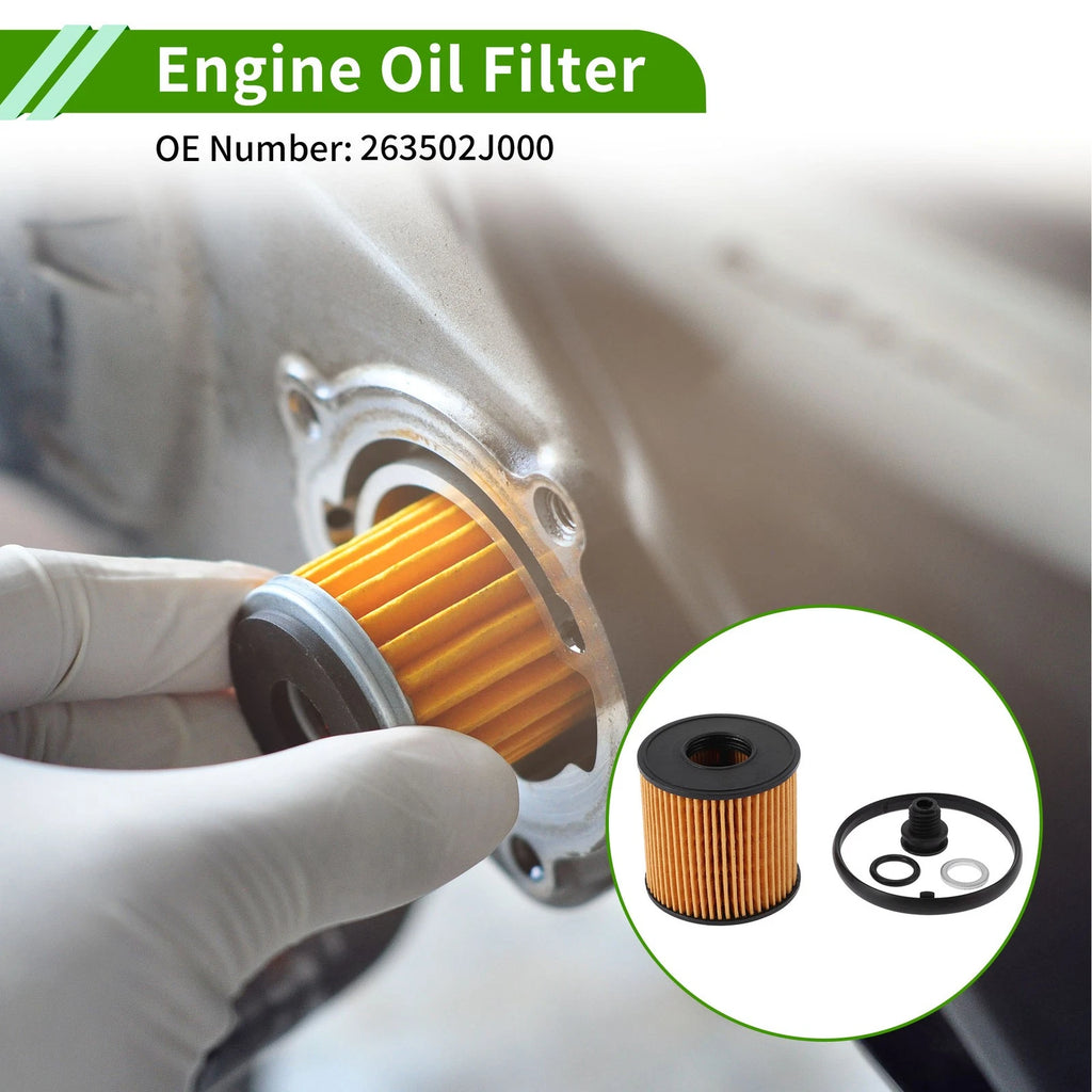 Engine Oil Filter No.263502J000 for Hyundai Sonata Hybrid (2011–2019)