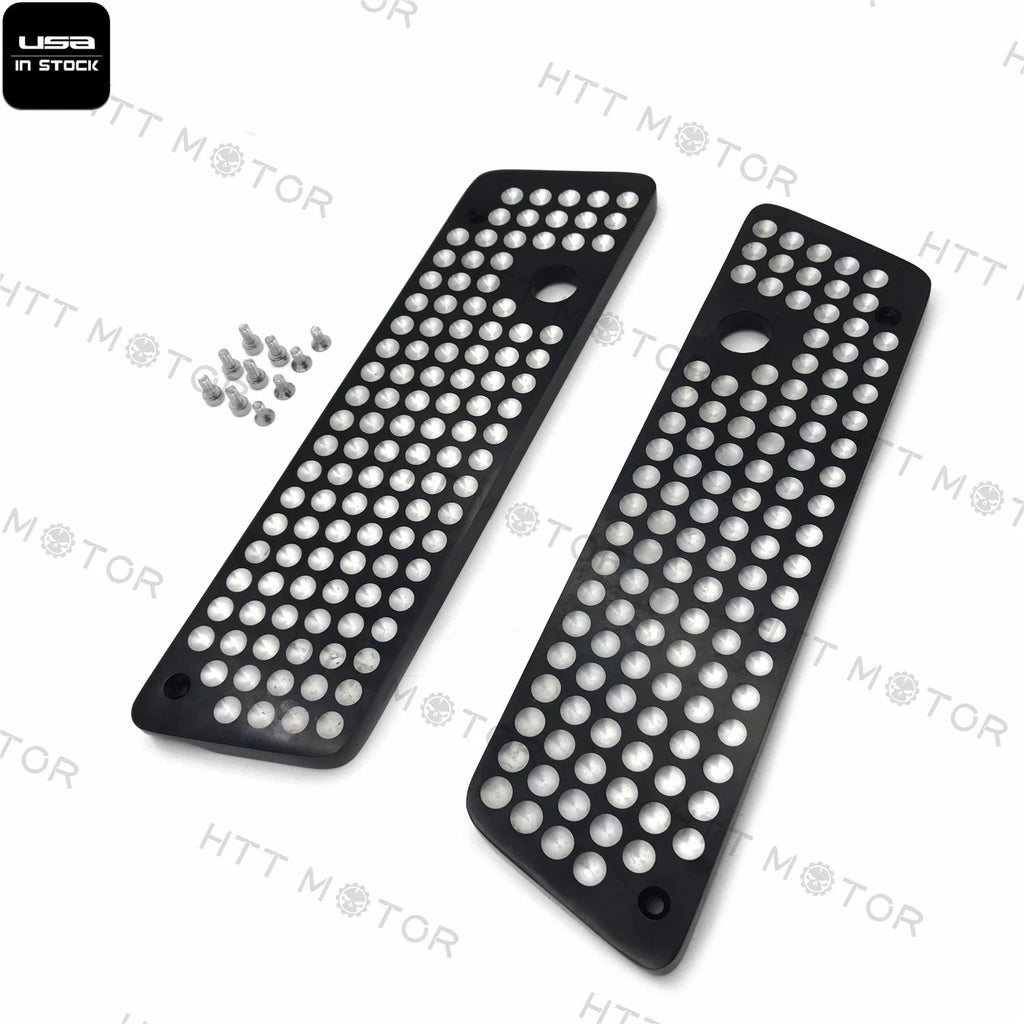 Saddlebag Latch Cover for Harley Touring (1993–2013) - CNC Plated Black