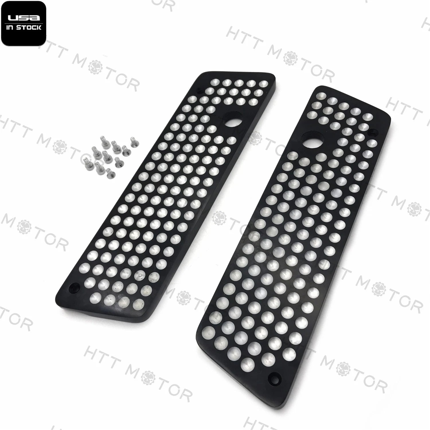 Saddlebag Latch Cover for Harley Touring (1993–2013) - CNC Plated Black