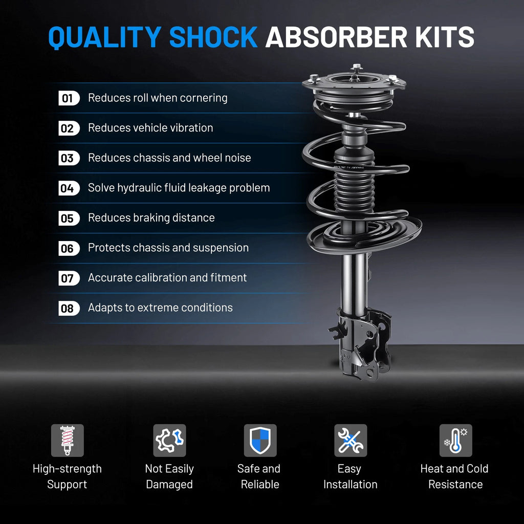 Front Complete Shocks & Struts for Nissan Maxima 3.5L (2009-2014)