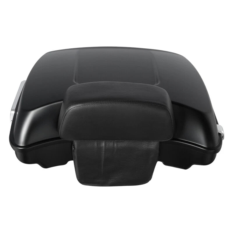 Matte Black Razor Trunk Backrest Mount for Harley Touring Road Glide (2009–2013)