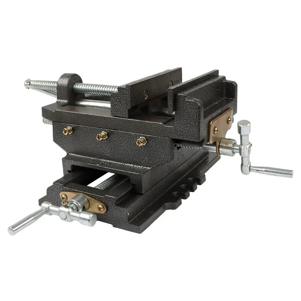 2 Way Clamp for Heavy Duty Cross Drill Press Vise Slide 6"