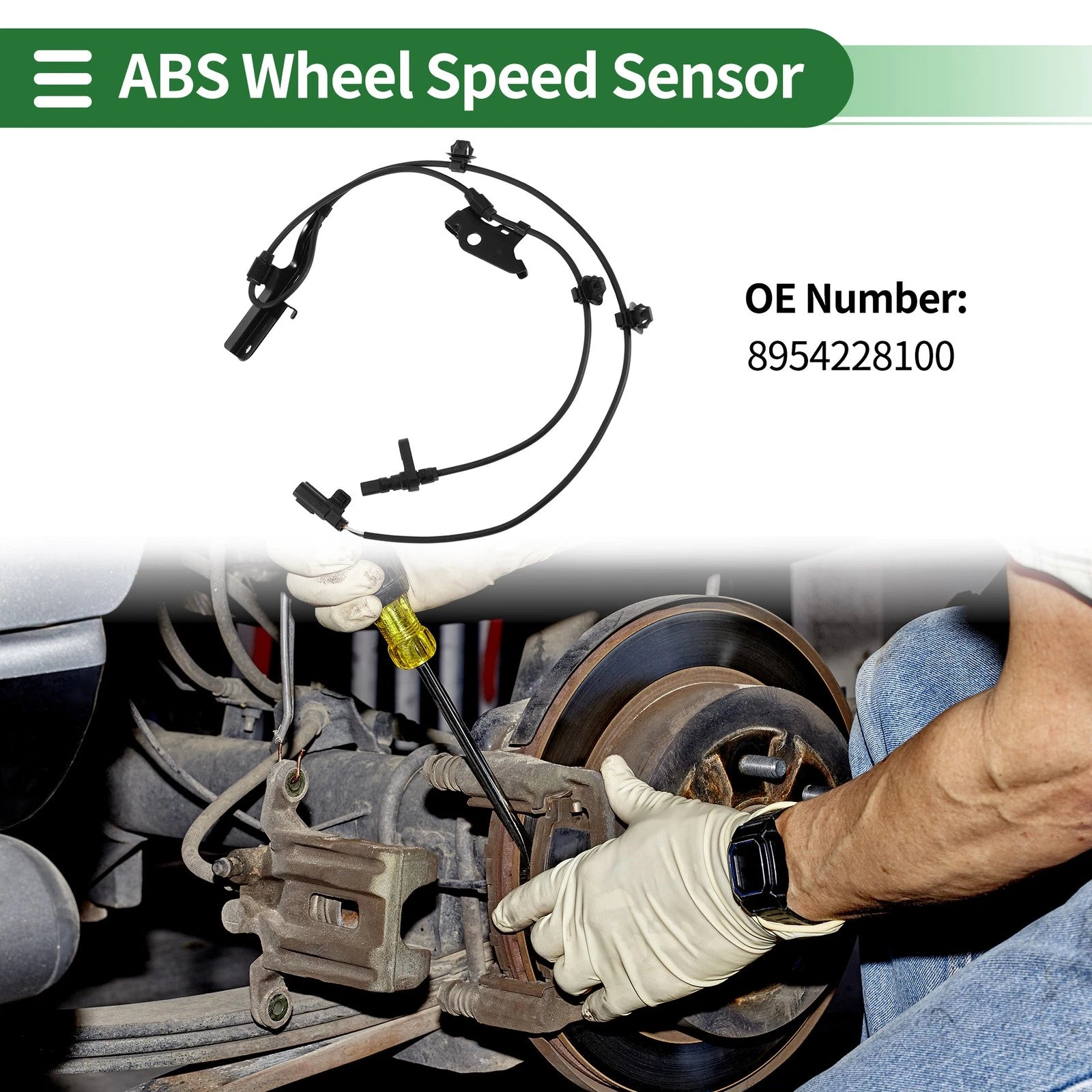 ABS Wheel Speed Sensor No. 8954228100 for Toyota Previa (1991–1997)