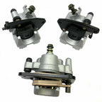Front & Rear Brake Calipers w/Pads for Yamaha Kodiak 450 YFM450FA (2005–2006)