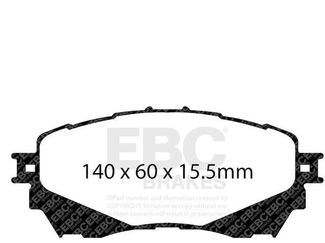 Front Brake Pad Set for Mazda 6 (2014–2018) CS332CF