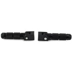 8mm Folding Footpegs for Electric Motor Bicycle ATV Black