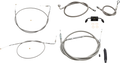 Handlebar Cable/Brake Line Kit for Harley Sportster XL (12" - 14" Ape Hanger)