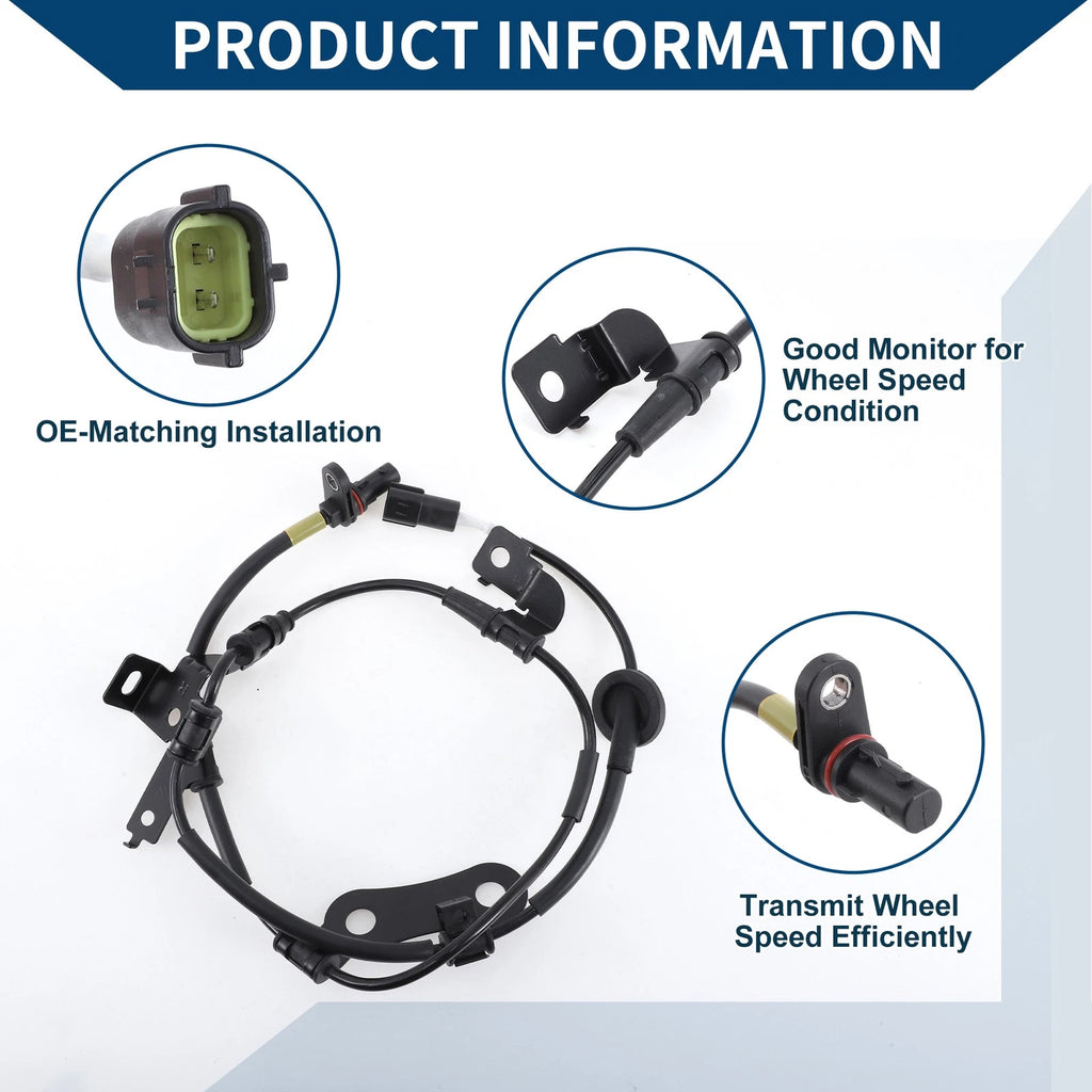 ABS Wheel Speed Sensor No. 95681H3100 for Kia KX5 4WD (2016–2017)