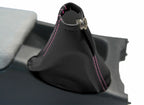 E Brake Boot Cover for Nissan Skyline R32 (1989–1993) Black Pink Stitch
