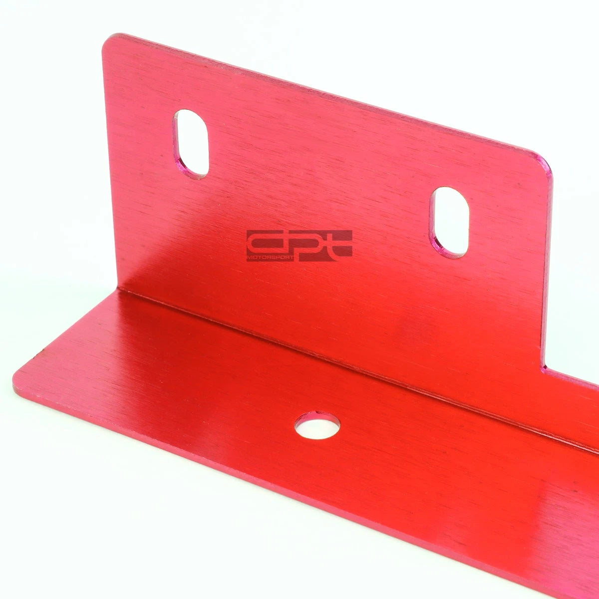 Universal Front Bumper License Plate Mount Bracket Relocator Holder JDM Red