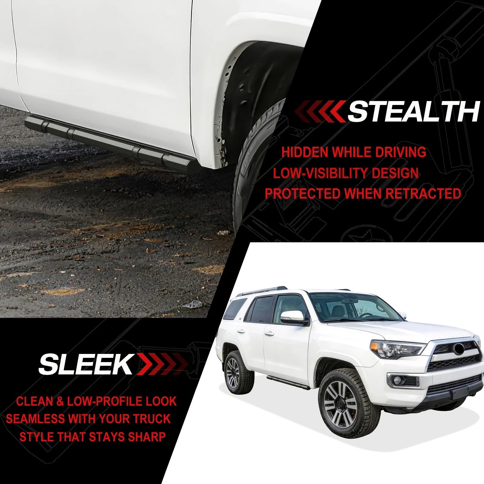 Power Drop Steps for Toyota 4Runner (2010-2014)