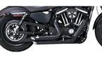 Vance & Hines Shortshots Staggered Black Exhaust for Harley XL (2014–2021)