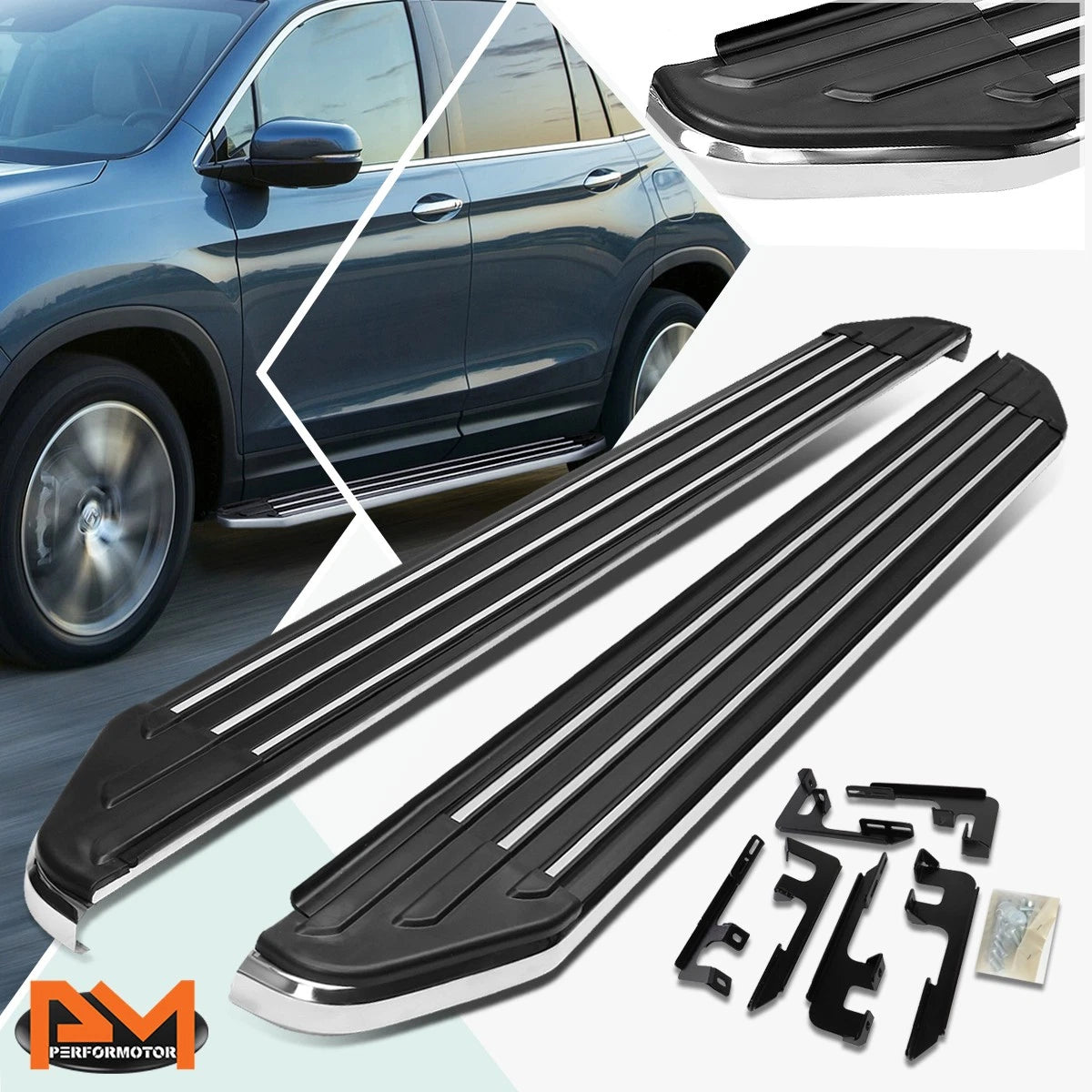 Aluminum Side Step Nerf Bar Running Board for Honda Pilot (2016–2022)