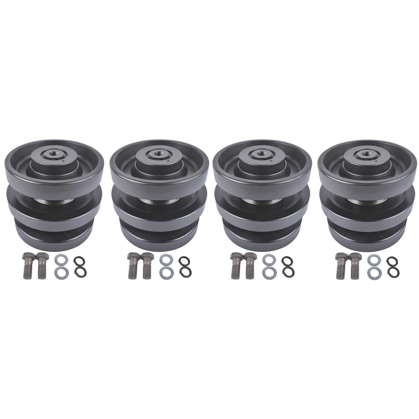 4X Bottom Rollers for Bobcat Skid Steer Loader T140 T180 T250H T320 T550 (–) 6689371