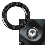 Carbon Fiber Start Stop Switch Ring Trim Cover for Ford Mustang (2009–2013)