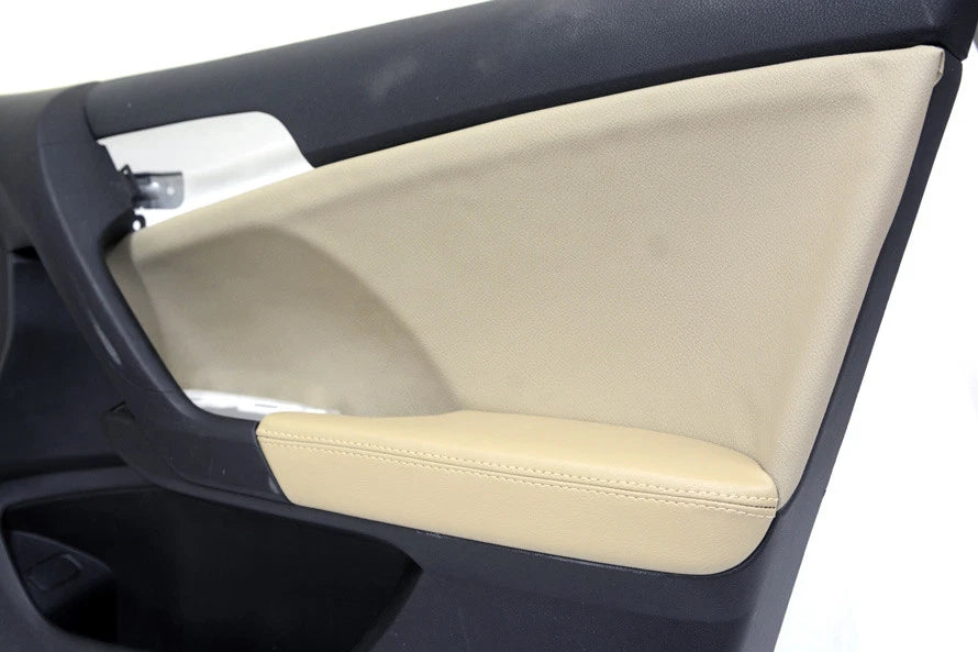 Front Right Door Panel Insert for Acura TSX (2009–2014) Beige Leather
