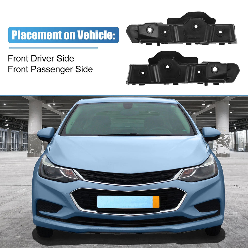 1 Pair Front Bumper Mounting Support Bracket No. 22986140 for Chevrolet Malibu (2013–2015)