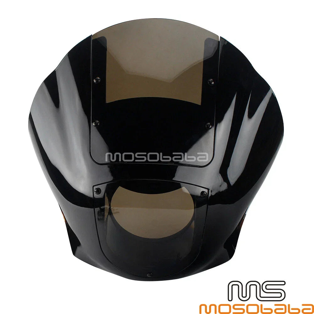 Headlight Fairing Windshield for Harley Softail FXBB Street Bob Dyna XL1200