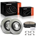 Front Disc Brake Rotors & Ceramic Pads for Ford Taurus (2008–2009)
