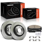 Front Disc Brake Rotors & Ceramic Pads for Ford Taurus (2008–2009)