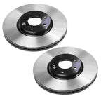 2X Front E-Coated Disc Brake Rotors 350mm for Ford Focus (2016–2018)