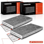 2X Activated Carbon Cabin Air Filter for Nissan Cube Juke Leaf Sentra (2009–2019)